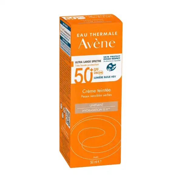 Avene Solaire Spf50+ Cr TrÈs Haute Protection TeintÉe T/50ml
