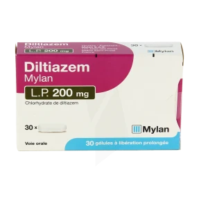Diltiazem Viatris Lp 200 Mg, Gélule à Libération Prolongée