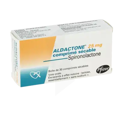 Aldactone 25 Mg, Comprimé Sécable à DIJON