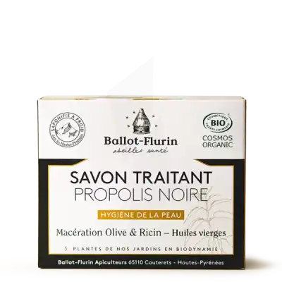 Ballot-flurin Savon Traitant Propolis Noire B/100g à Saint-Jory