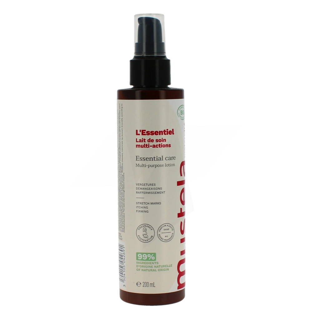 Mustela Essentiel Maternité Lait De Soin Bio Grossesse & Post-partum 200 Ml