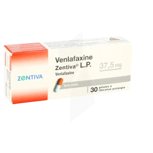 Venlafaxine Zentiva Lp 37,5 Mg, Gélule à Libération Prolongée