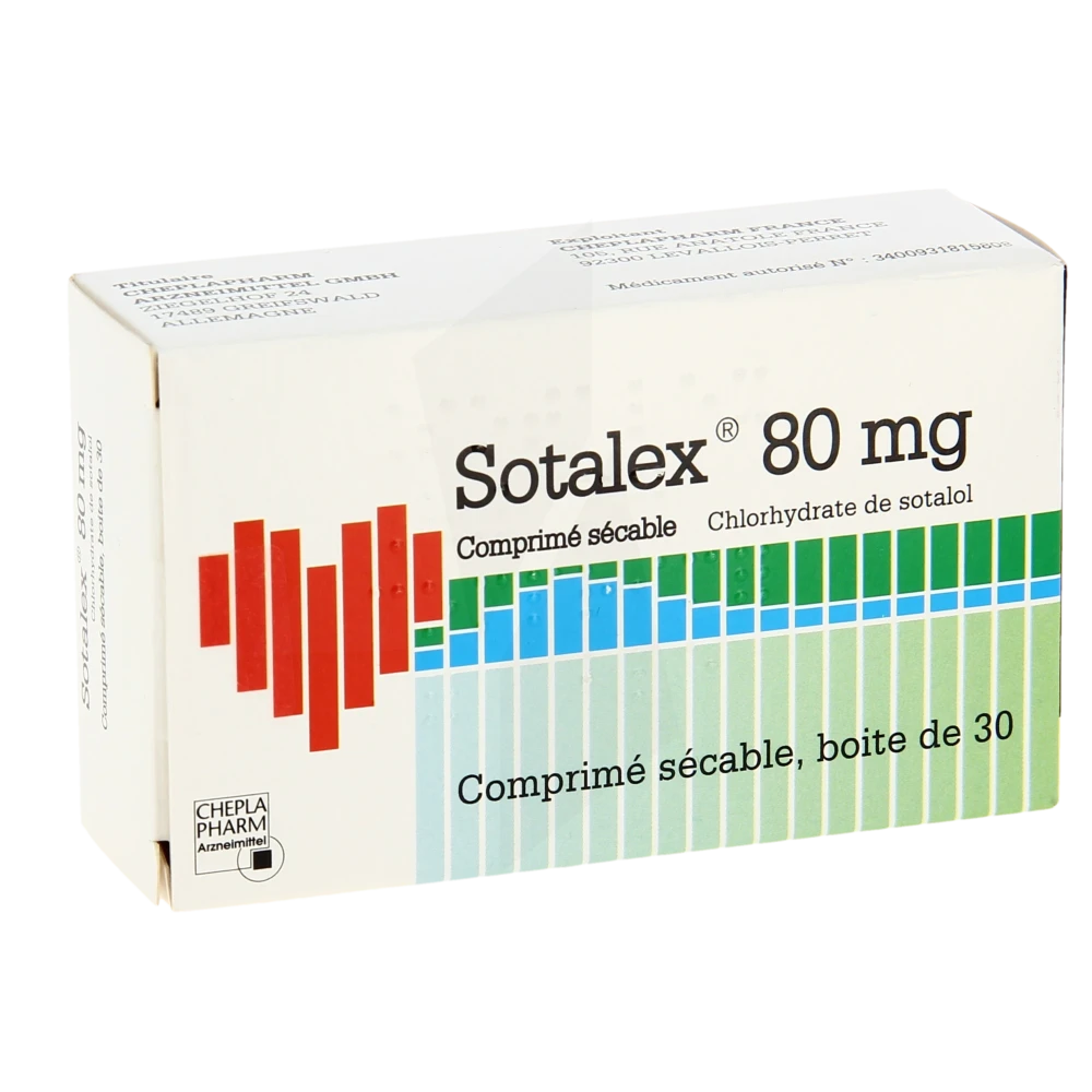 Sotalex 80 Mg, Comprimé Sécable
