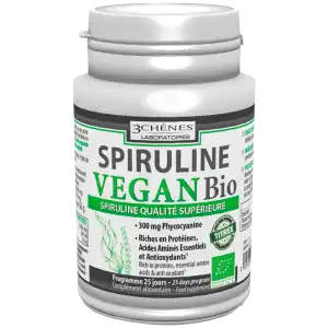 3 Chenes Bio Spiruline Vegan Bio Comprimés B/100 à Sens