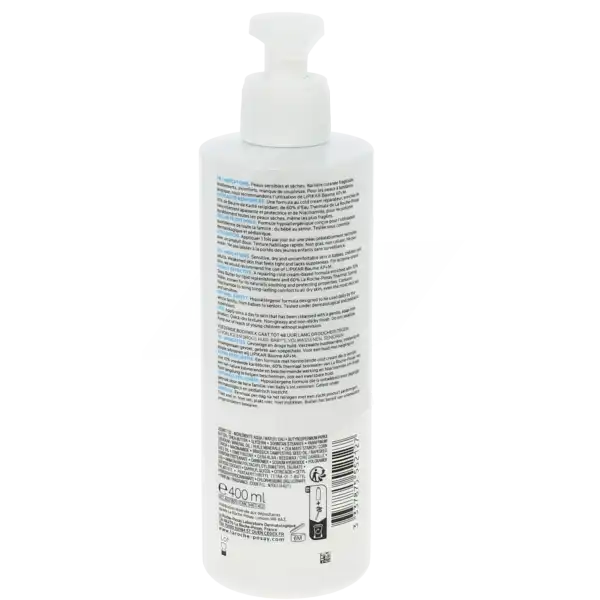 La Roche Posay Lipikar Lait Relipidant Corps Anti-dessèchement 48h Flacon Pompe/400ml