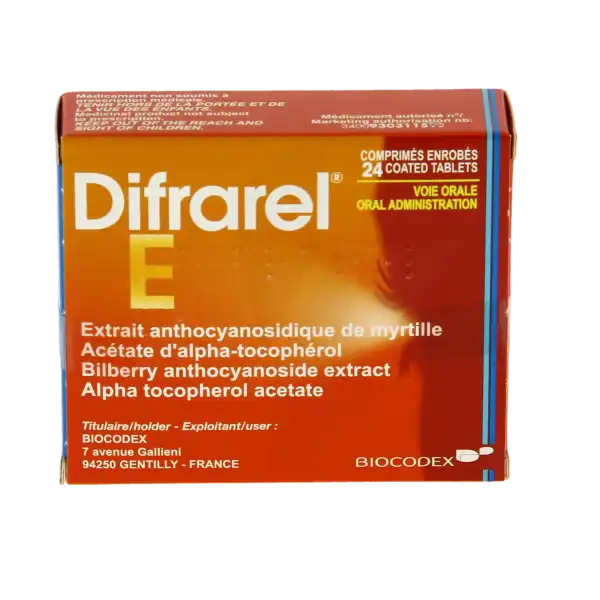 Difrarel E, Comprimé Enrobé