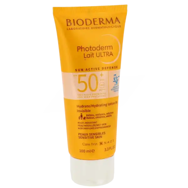 Bioderma Photoderm Lait Ultra Spf50+ Protection Solaire Format Voyage 100ml