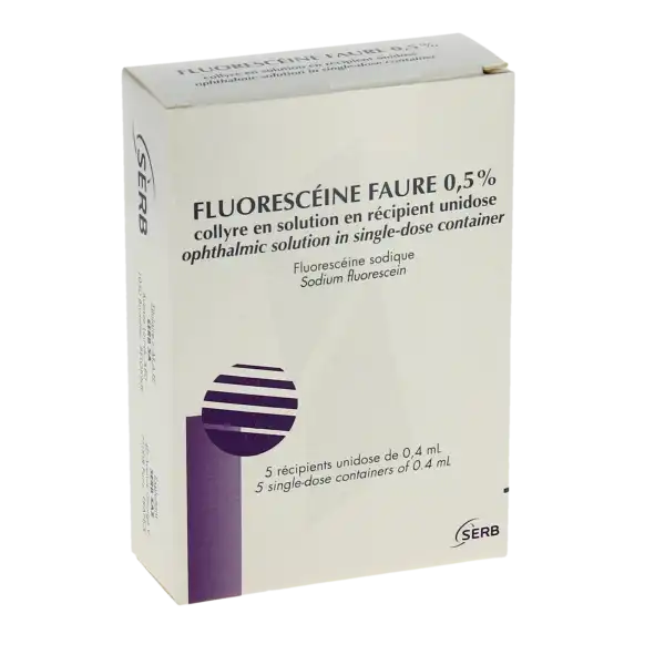 Fluoresceine Faure 0,5 Pour Cent, Collyre En Solution En Récipient Unidose