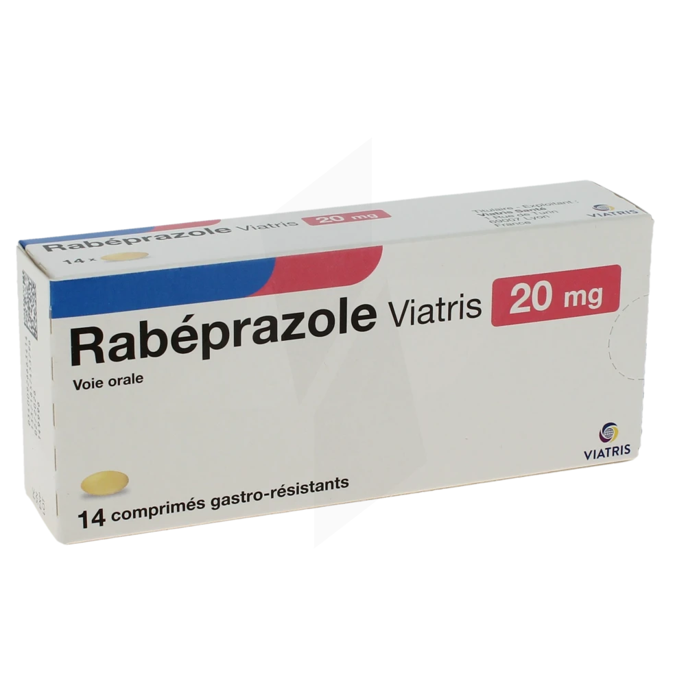 Rabeprazole Viatris 20 Mg, Comprimé Gastro-résistant