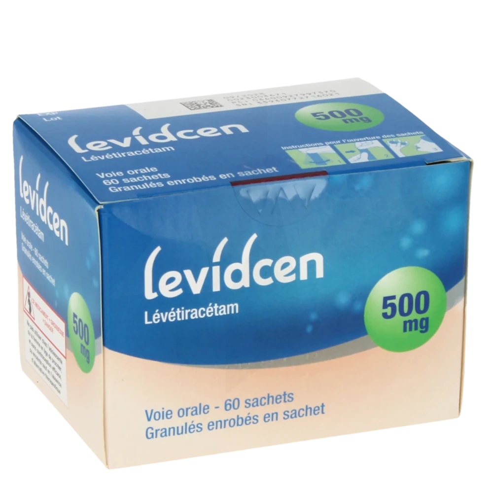 Levidcen 500 Mg, Granulés Enrobés En Sachet