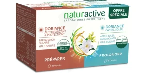 Naturactive Doriance Autobronzant Tolérance Caps B/30 + Doriance Capital B/60