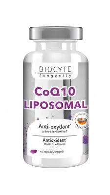 Biocyte Coq 10 Liposome Caps B/40 à JACOU
