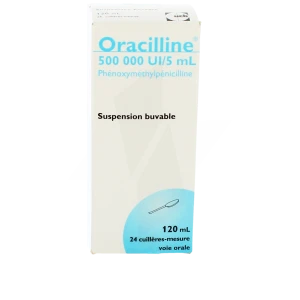 Oracilline 500 000 Ui/5 Ml, Suspension Buvable