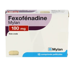 Fexofenadine Viatris 180 Mg, Comprimé Pelliculé