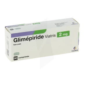 Glimepiride Viatris 2 Mg, Comprimé