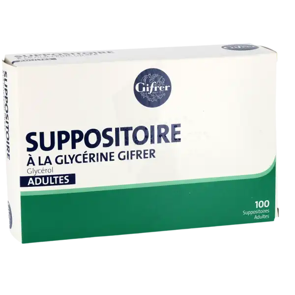Suppositoire A La Glycerine Gifrer Adultes, Suppositoire