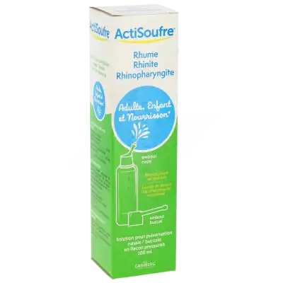 ACTISOUFRE, solution pour pulvérisation nasale/buccale en flacon pressurisé