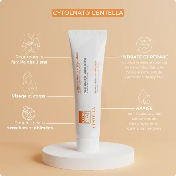 Cytolnat Centella Crème Apaisante Et Réparatrice 100 Ml