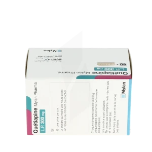 Quetiapine Viatris Lp 300 Mg, Comprimé à Libération Prolongée