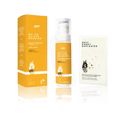 Yesforlove Délice Deluxe huile de massage 50ml - Vanille