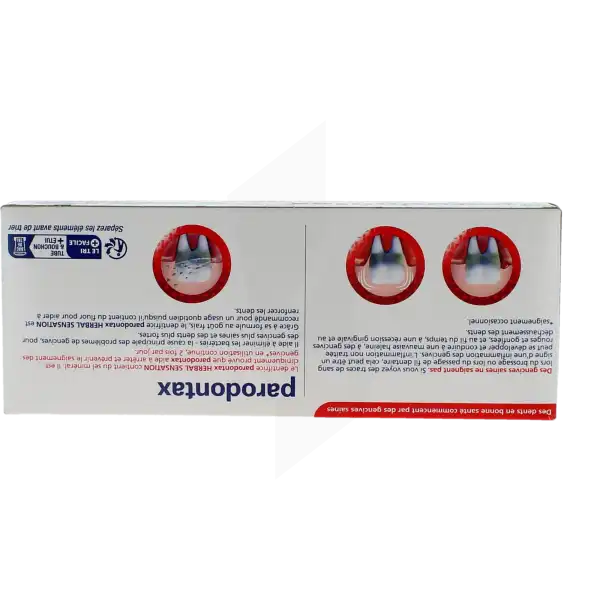 Parodontax Herbal Sensation Dentifrice 2 Tubes De 75 Ml
