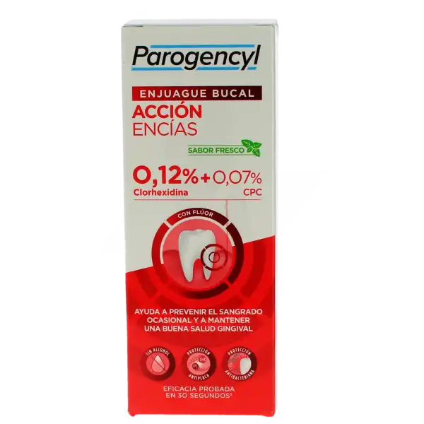 Parogencyl Bain De Bouche Soin Intensif Gencives Chlorhexidine Flacon De 300 Ml