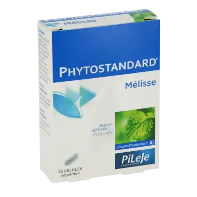 Pileje Phytostandard - Mélisse 20 Gélules Végétales à Tours