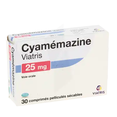 Cyamemazine Viatris 25 Mg, Comprimé Pelliculé Sécable à  JOUÉ-LÈS-TOURS