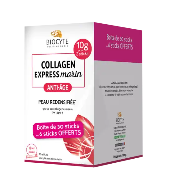 Biocyte Collagen Express Solution Buvable 30 Sticks