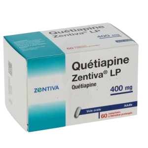 Quetiapine Zentiva Lp 400 Mg, Comprimé à Libération Prolongée