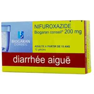 Nifuroxazide Biogaran Conseil 200 Mg, Gélule