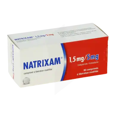 Natrixam 1,5 Mg/5 Mg, Comprimé à Libération Modifiée à Dreux
