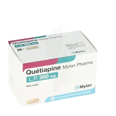 Quetiapine Viatris Lp 300 Mg, Comprimé à Libération Prolongée à Lherm