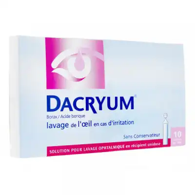 Dacryum S P Lav Opht En Récipient Unidose 10unid/5ml à Mérignac