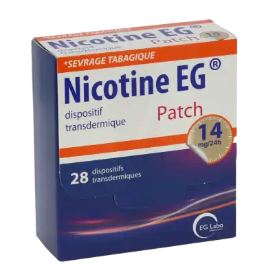 Nicotine Eg 14 Mg/24 H, Dispositif Transdermique à Saint-Brevin-les-Pins