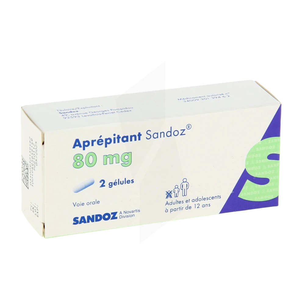 Aprepitant Sandoz 80 Mg, Gélule