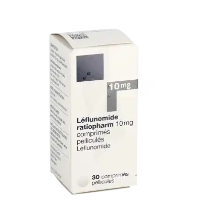 Leflunomide Ratiopharm 10 Mg, Comprimé Pelliculé à VILLERS-LE-LAC