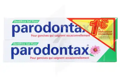 Parodontax Dentifrice Gel Fluor 75ml X2 à MONTEREAU-FAULT-YONNE