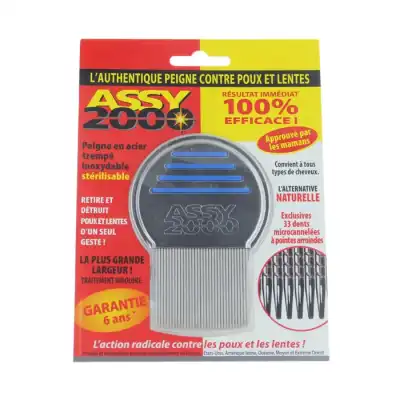 Assy 2000 Peigne Poux Et Lentes Metal à Paris