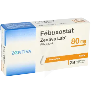 Febuxostat Zentiva Lab 80 Mg, Comprimé Pelliculé à MONTEREAU-FAULT-YONNE