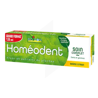 Boiron Homéodent Soin Complet Dentifrice Citron T/120ml à Libourne