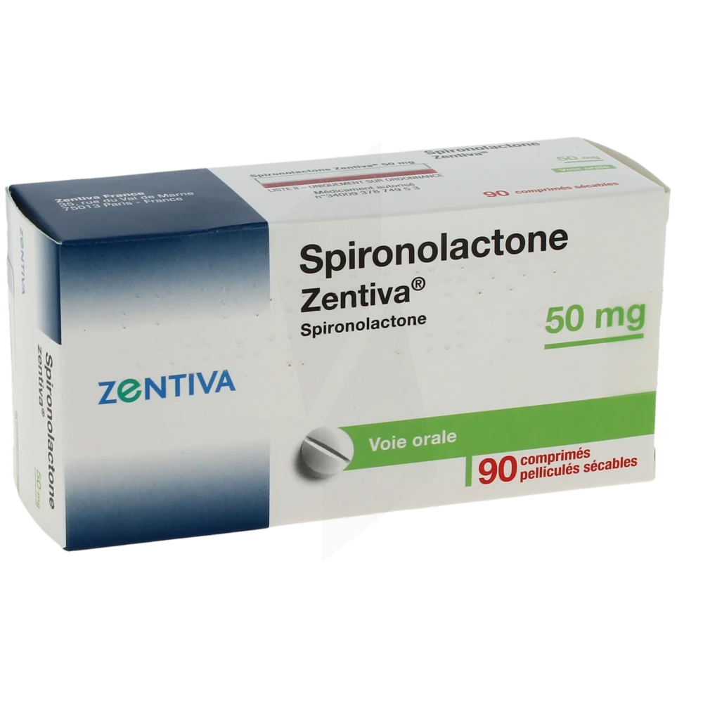 Spironolactone Zentiva 50 Mg, Comprimé Sécable