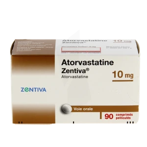 Atorvastatine Zentiva 10 Mg, Comprimé Pelliculé