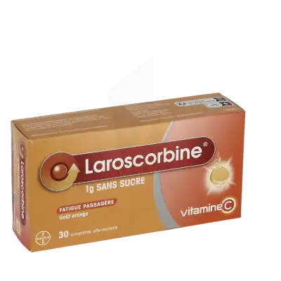 Laroscorbine Sans Sucre 1 G, Comprimé Effervescent à Ris-Orangis