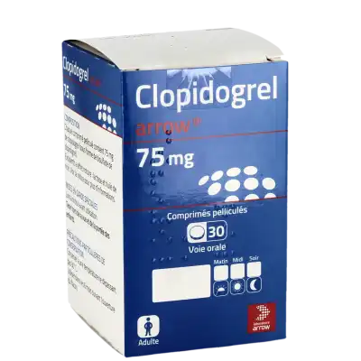 CLOPIDOGREL ARROW 75 mg, comprimé pelliculé