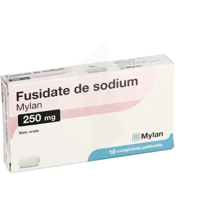 Fusidate De Sodium Viatris 250 Mg, Comprimé Pelliculé à Courbevoie