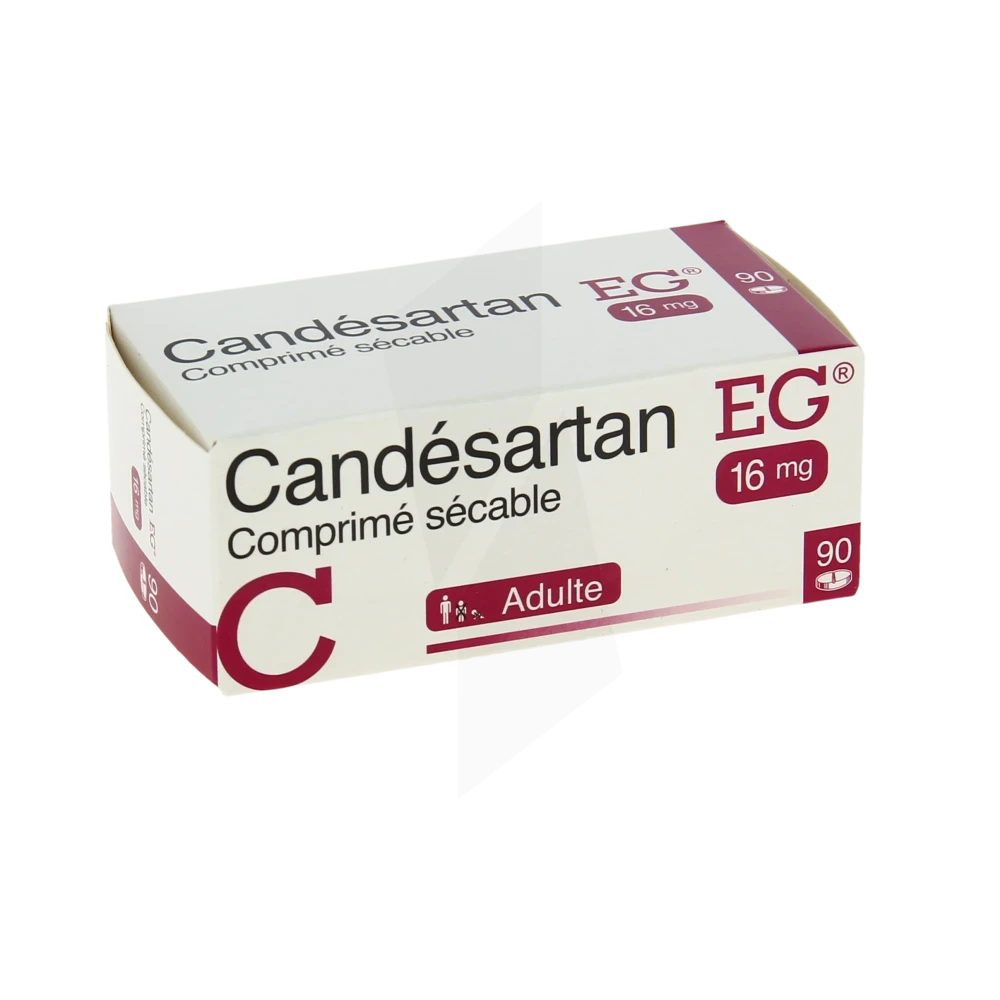 Candesartan Eg 16 Mg, Comprimé Sécable