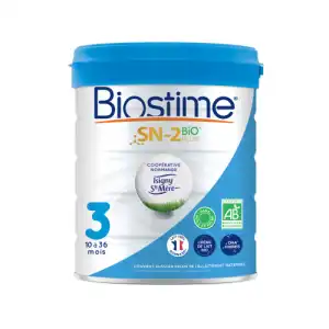 Biostime 3 Lait En Poudre Bio 10-36 Mois B/800g à VERNON