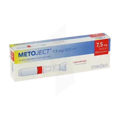 Metoject 7,5 Mg/0,15 Ml, Solution Injectable En Stylo Prérempli à BRUGES