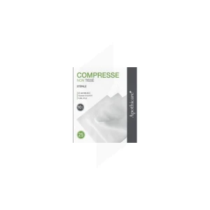 Apothicare Compresse Non-tissé Stérile 10x10 B/25